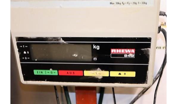elektronische weegschaal RHEWA, type 942